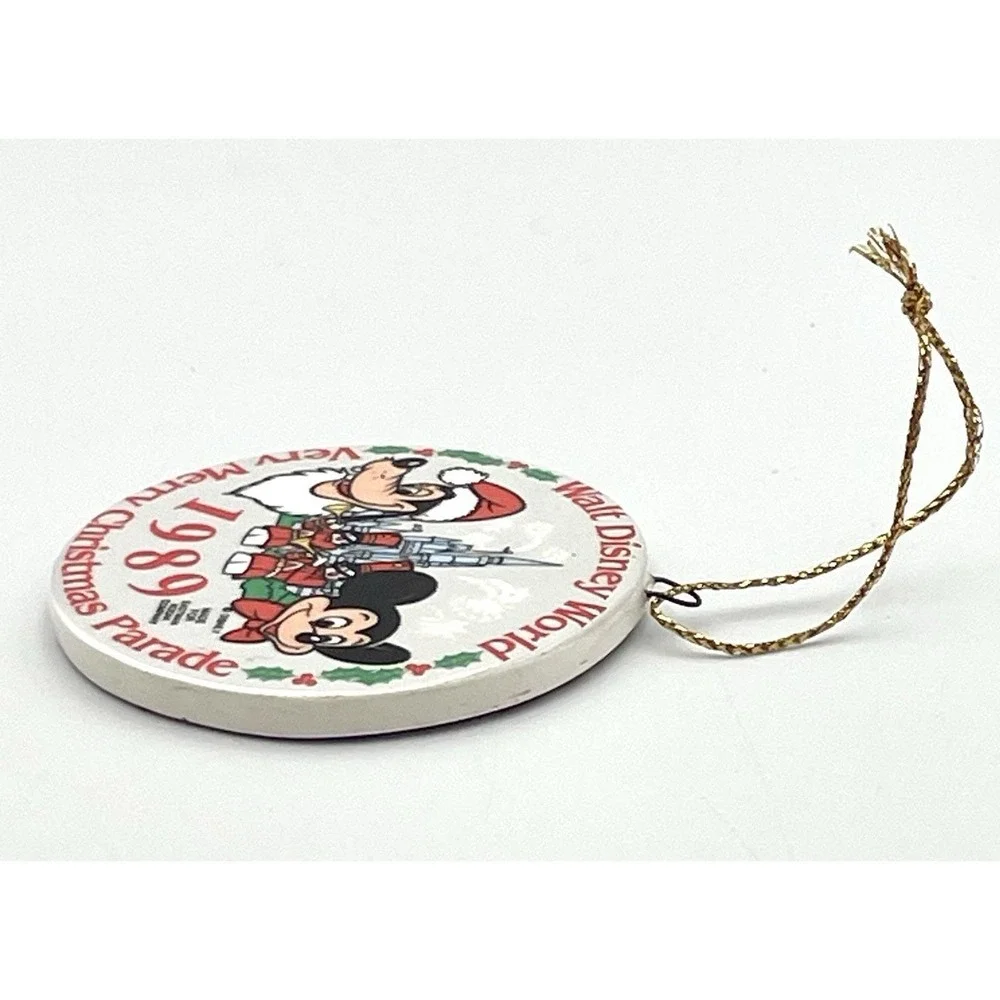 Vintage '89 Walt Disney World Very Merry Christmas Parade Ornament Eastman Kodak